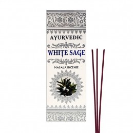 Surya Ayurvedic White Sage 15g - Bâtonnets d'encens naturels