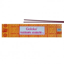 Goloka Nag Champa 16g - Bâtonnets d'encens naturels
