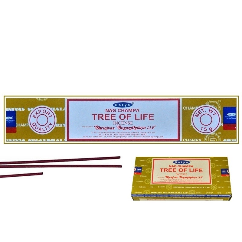 Satya Tree Of Life 15g - Bâtonnets d'encens naturels